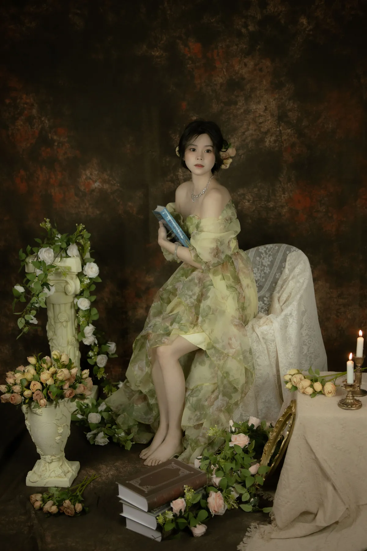 叁玖_焱《画中花》美图作品图片2