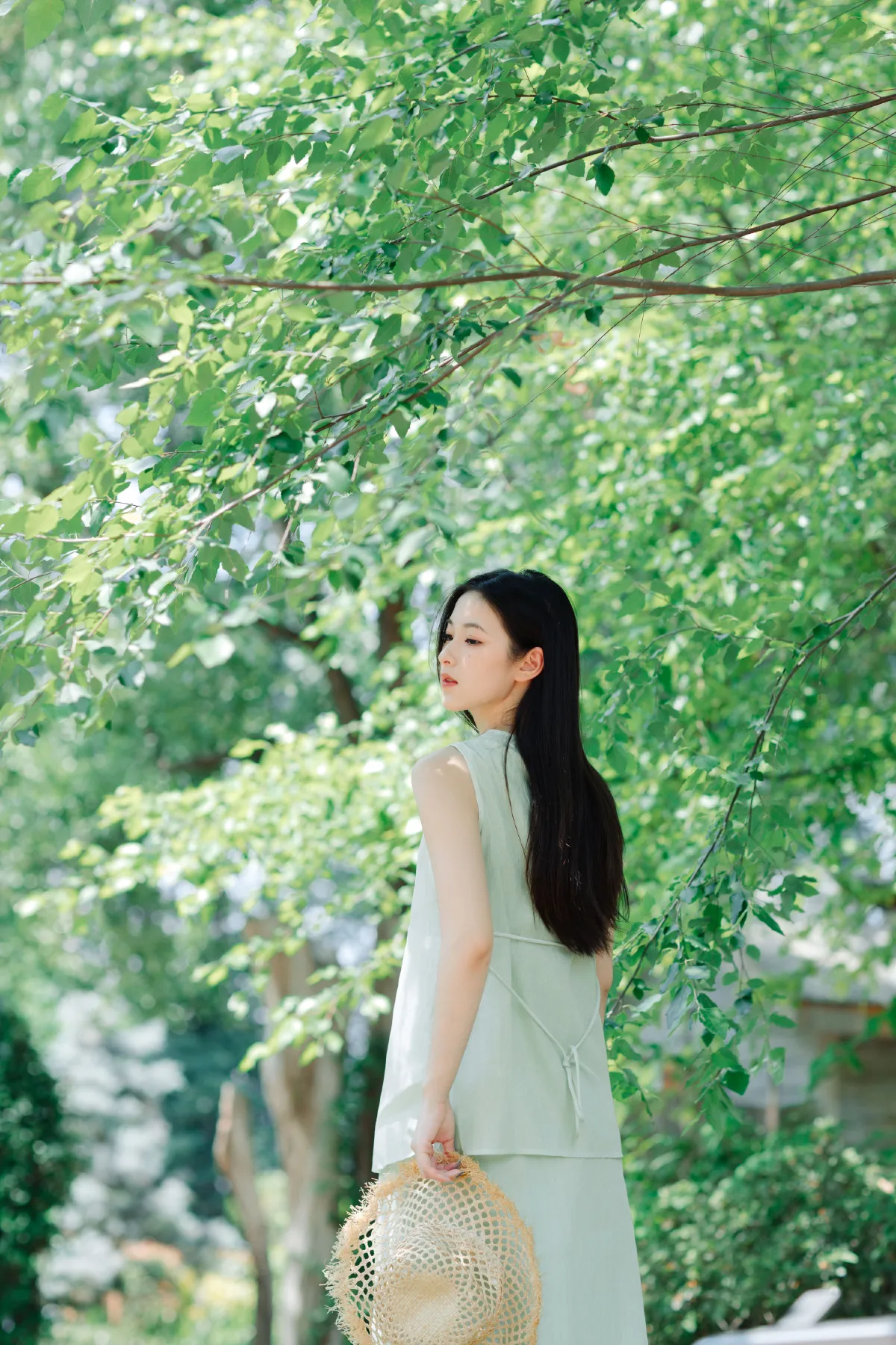 芥茉_予晗《薄荷夏日》美图作品图片5