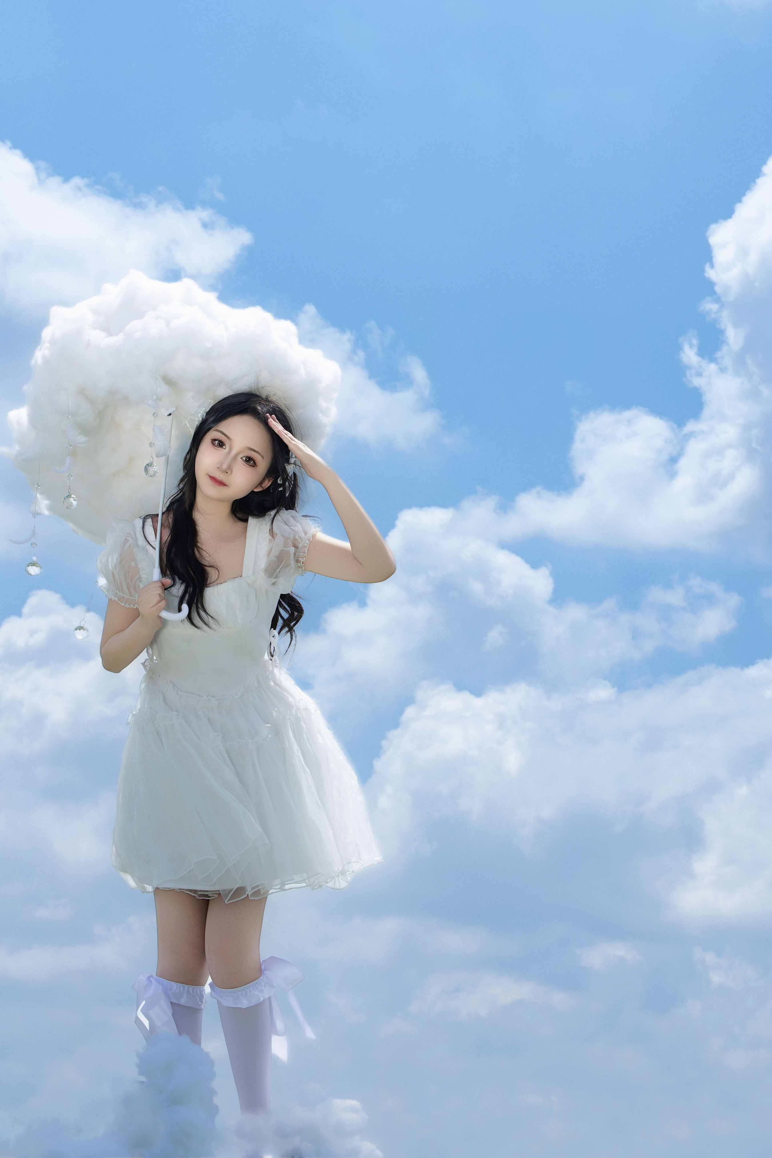 瑾之_糕糕长高高《少女的云朵梦》美图作品图片1