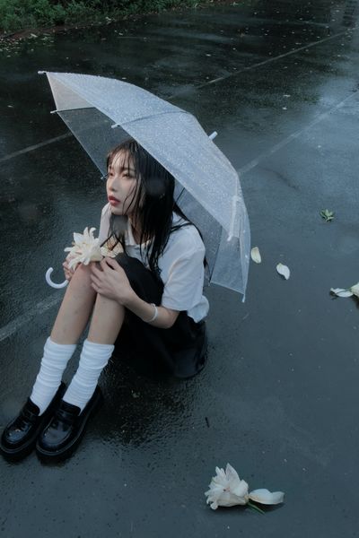 暴雨冲洗着我的灵魂底片