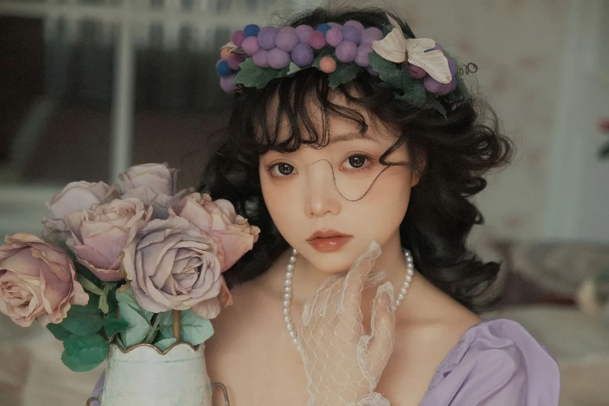 溜花梨_贝贝bu睡觉《优雅但不软弱》美图作品图片2