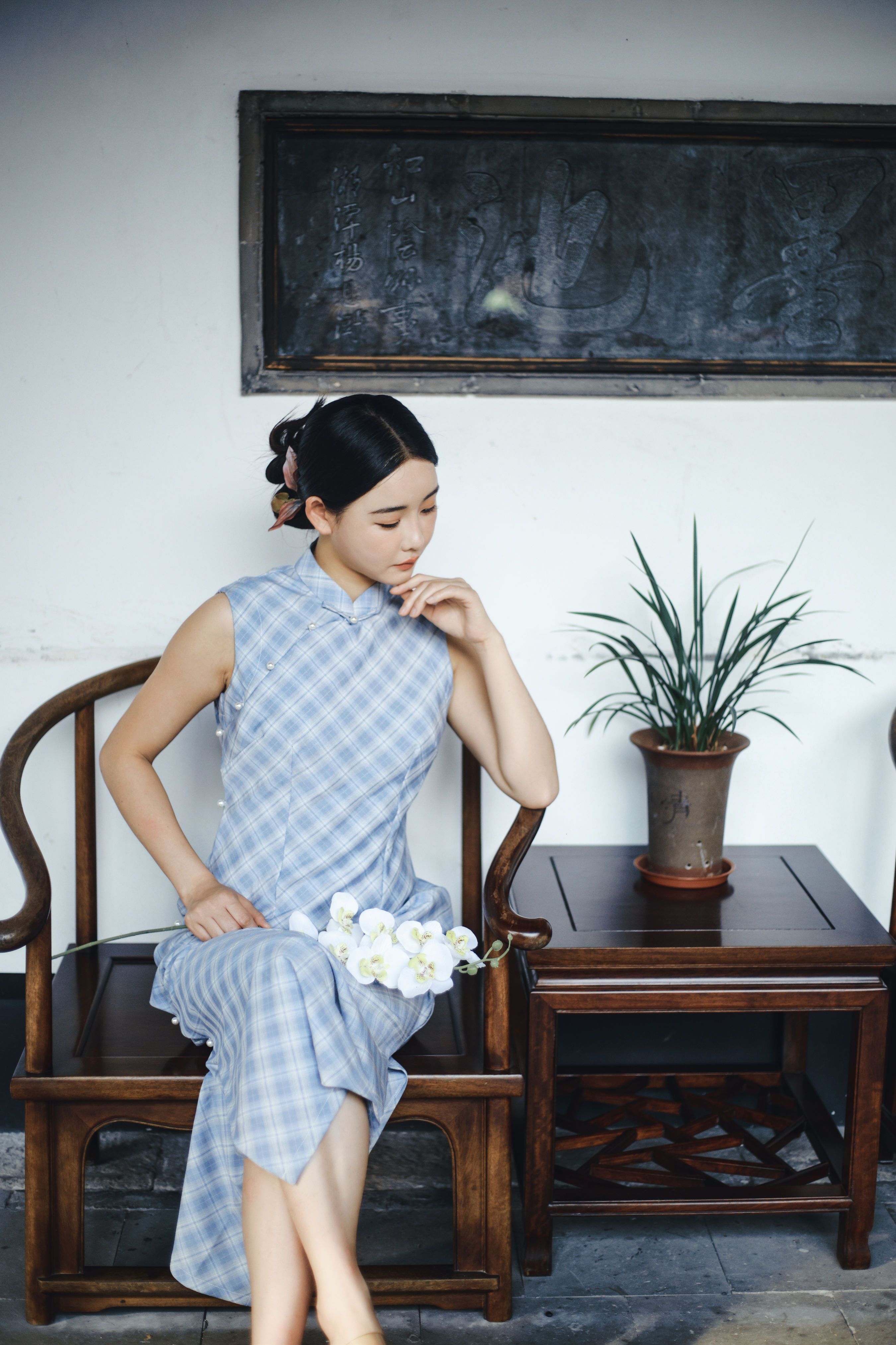 摄影师鹤白_牙妹《会稽山阴 兰亭集序》美图作品图片1