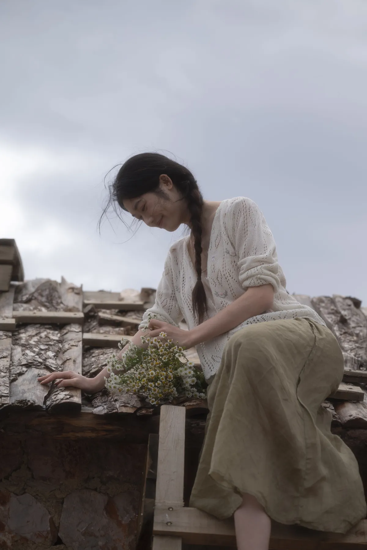 何春秋_费里妮妮《我在风花雪月里等你》美图作品图片3