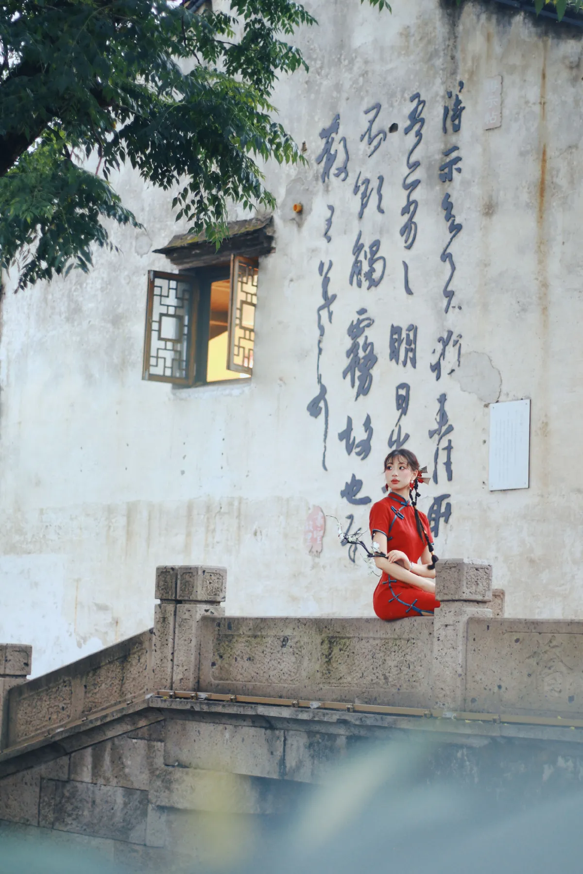 书圣故里江南水乡旗袍3
