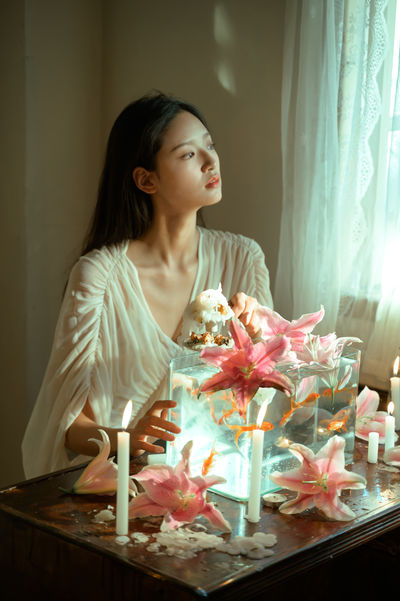 粉百合