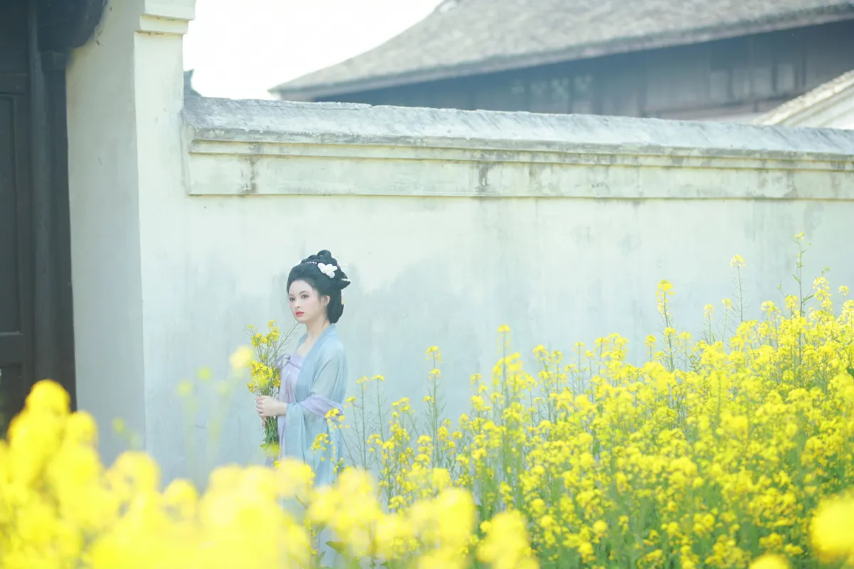 唐风写真油菜花