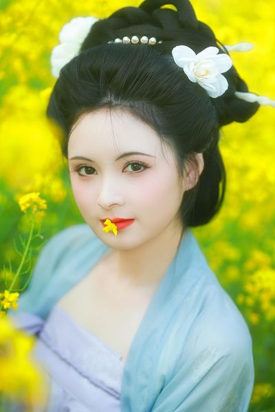 唐风写真油菜花