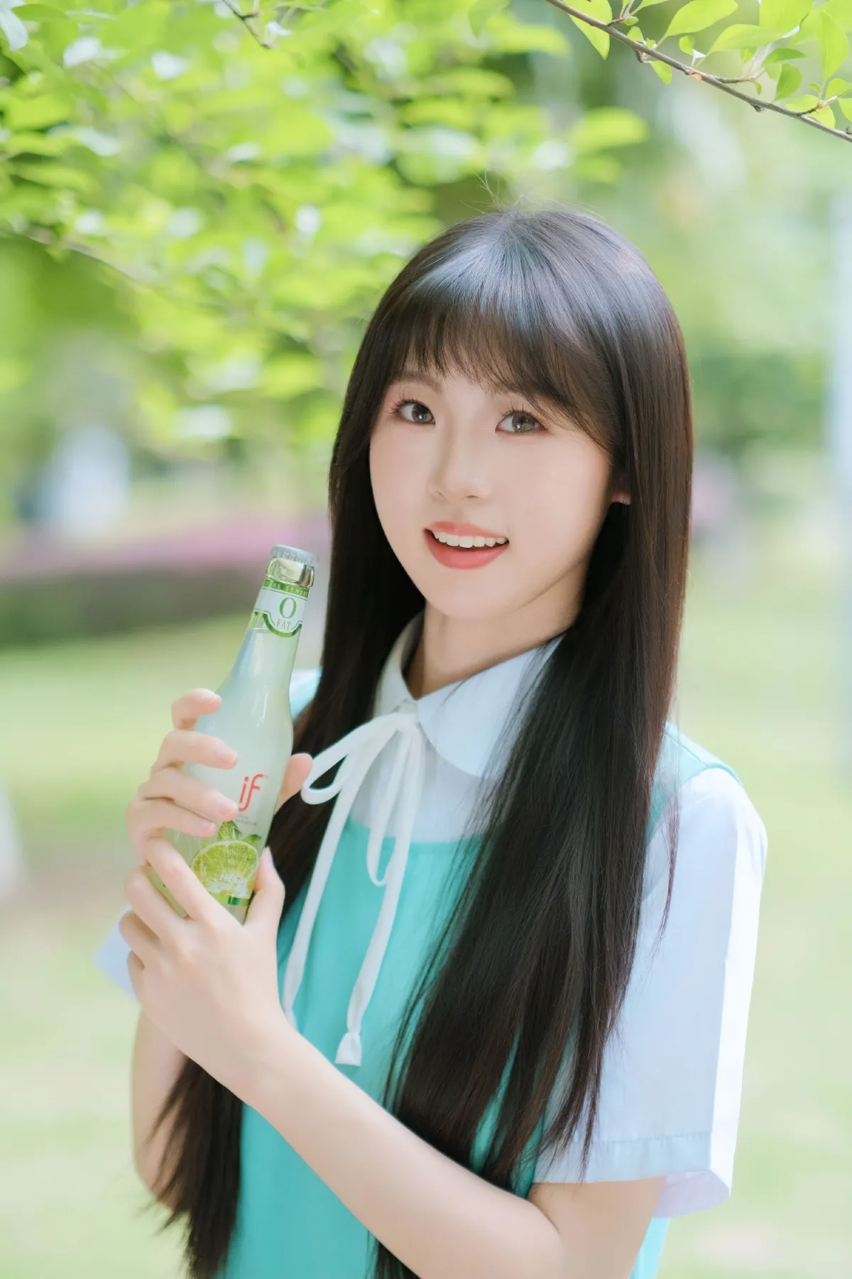 空气像青苹果 公车开满花朵