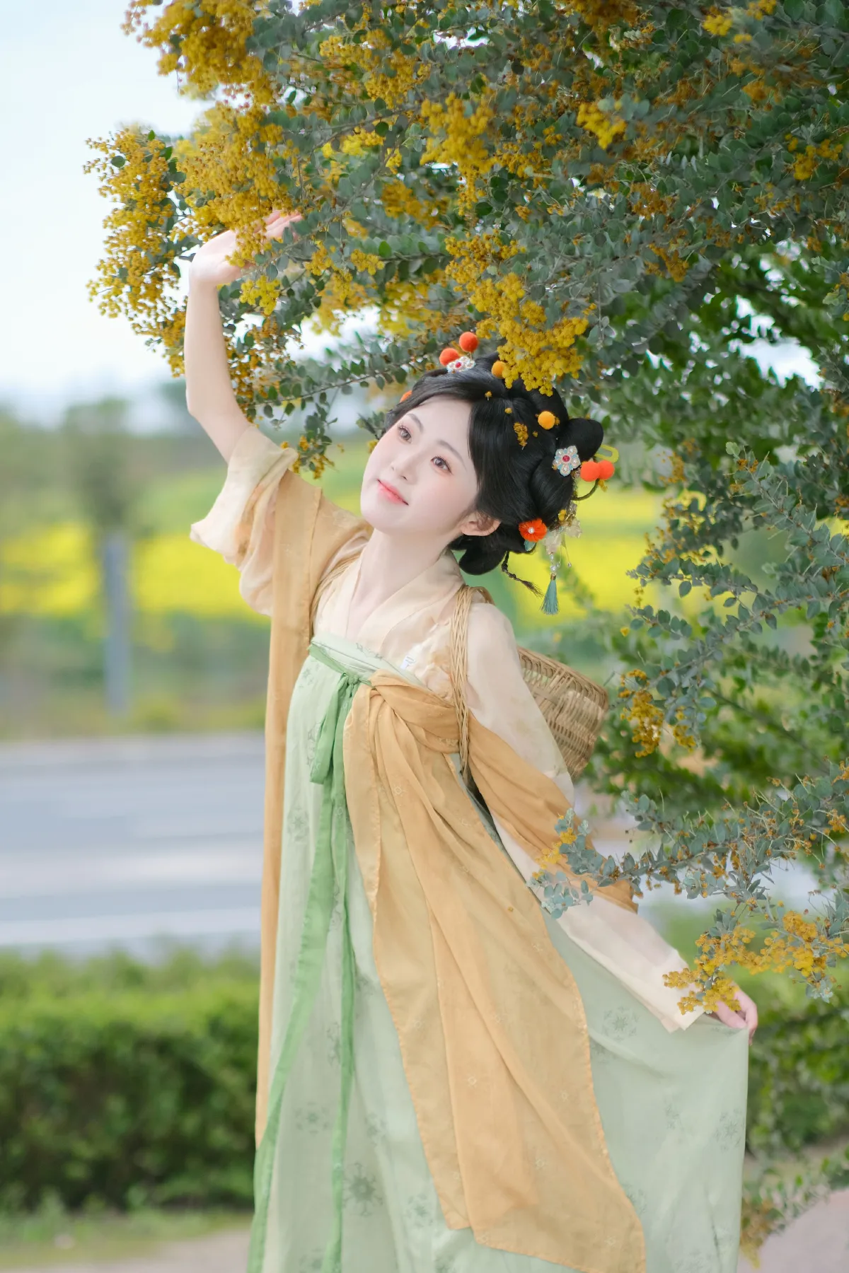 可可爱爱的小唐风金合欢写真4