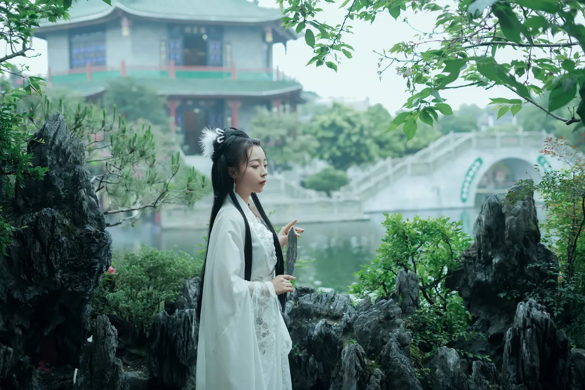 雨中美人1