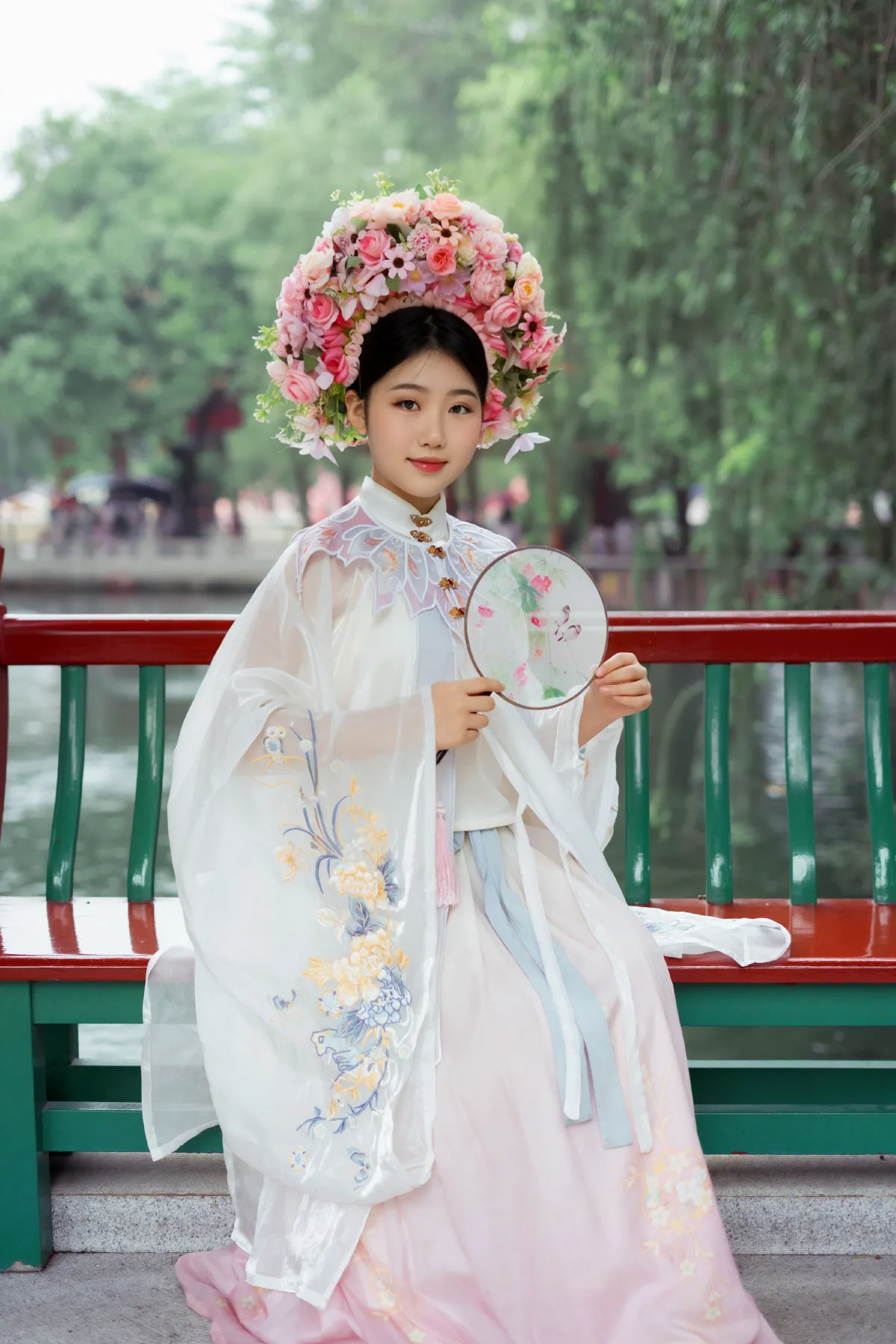 今生簪花，今世漂亮。2