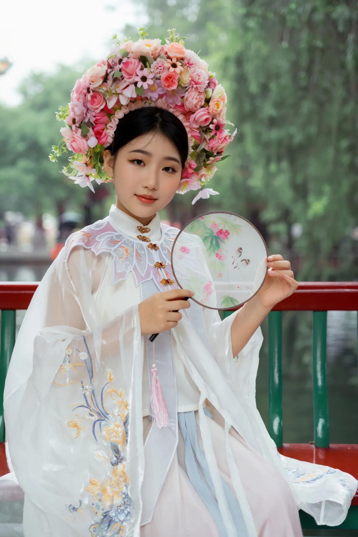 今生簪花，今世漂亮。4