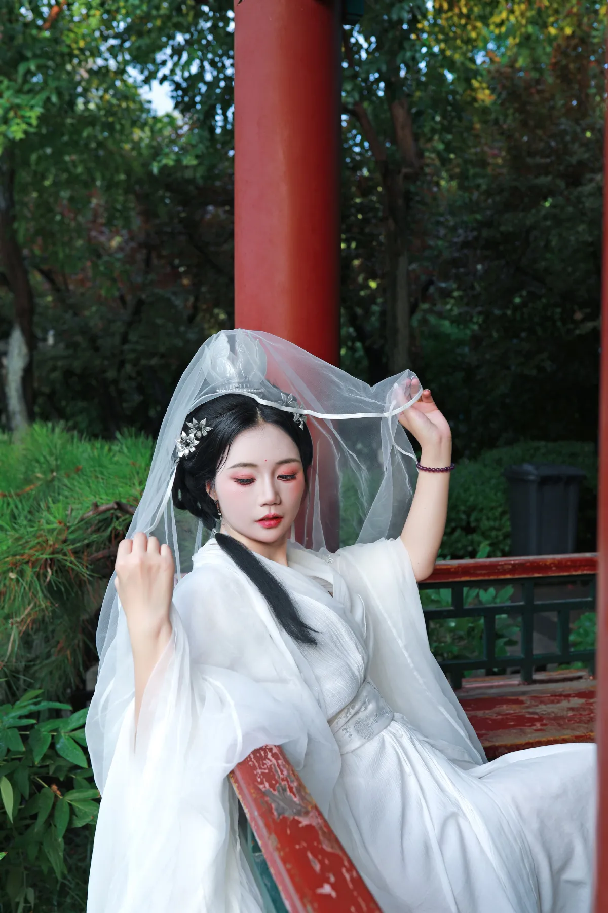 汉服菩萨装写真--济南豹突泉1