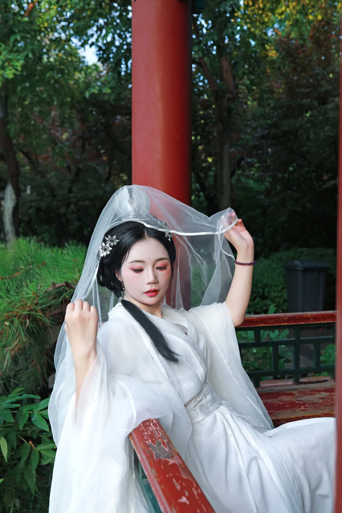 汉服菩萨装写真--济南豹突泉