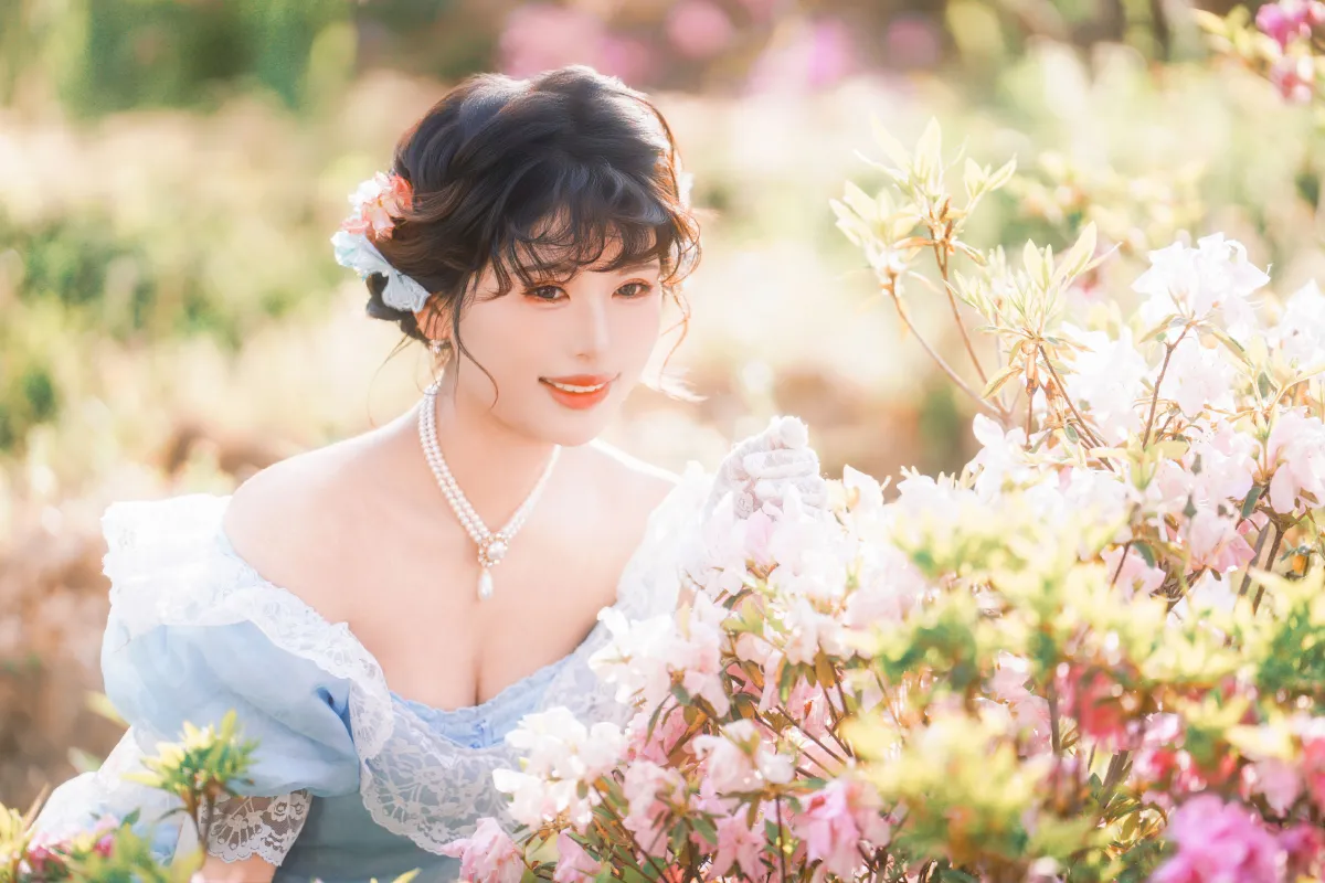 法式人像-杜鹃花写真4