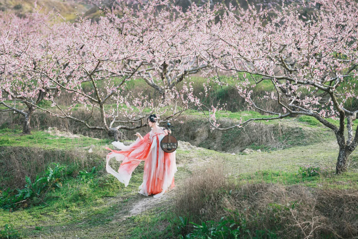 古风桃花人像2