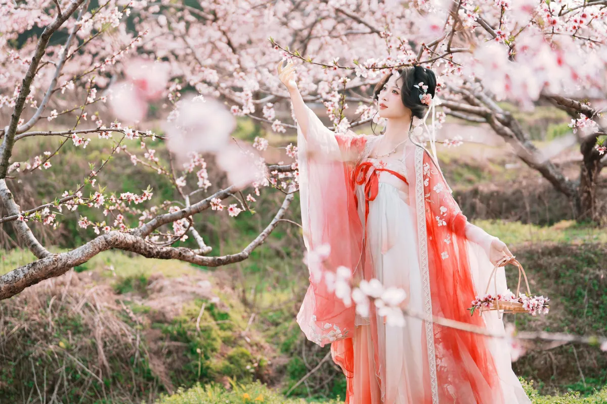 古风桃花人像5