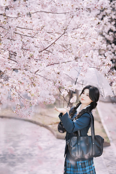 日系樱花人像拍摄