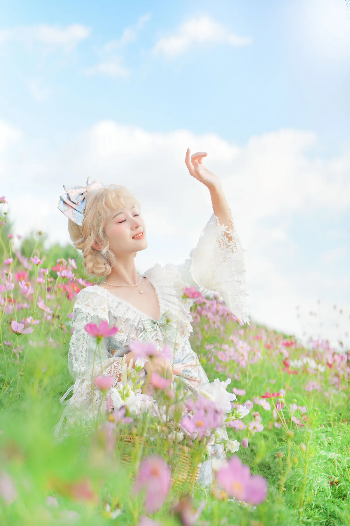 格桑花人像拍摄