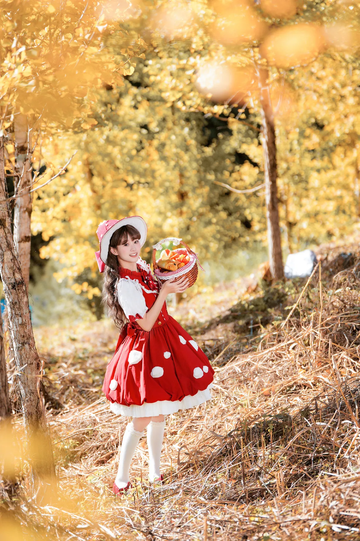 银杏小清新拍照