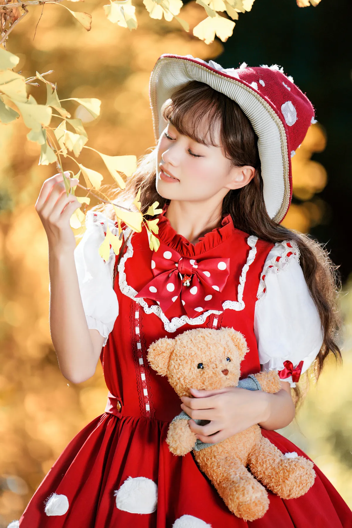 银杏小清新拍照