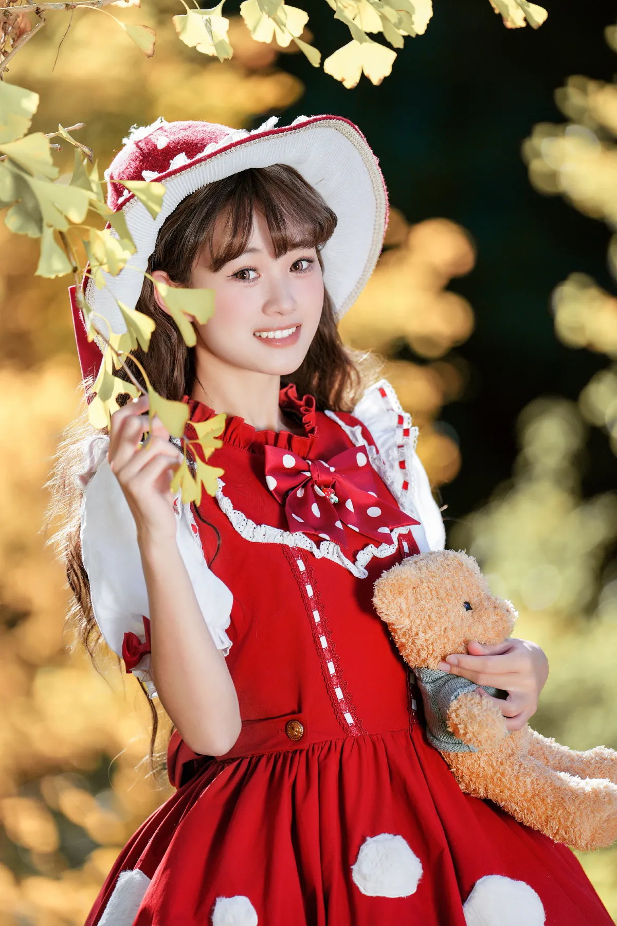 银杏小清新拍照