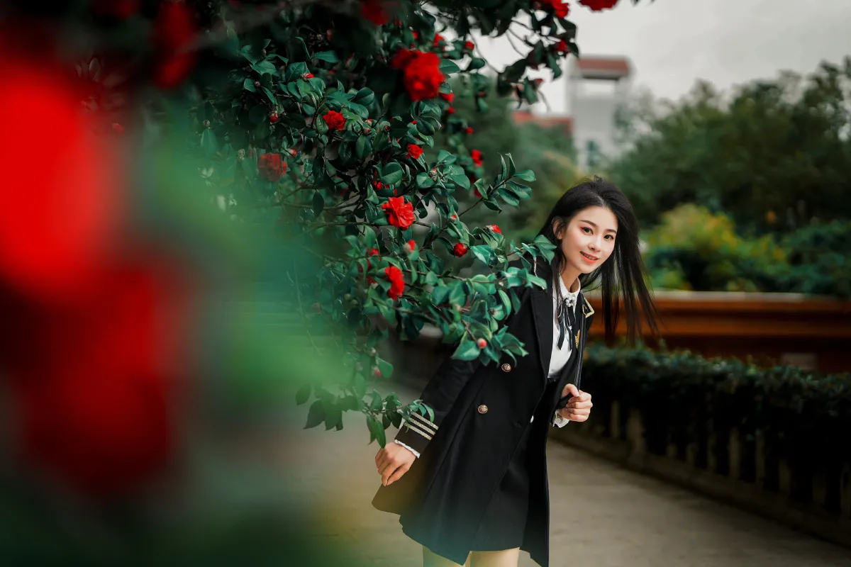 日系人像拍摄-山茶花-小玉子