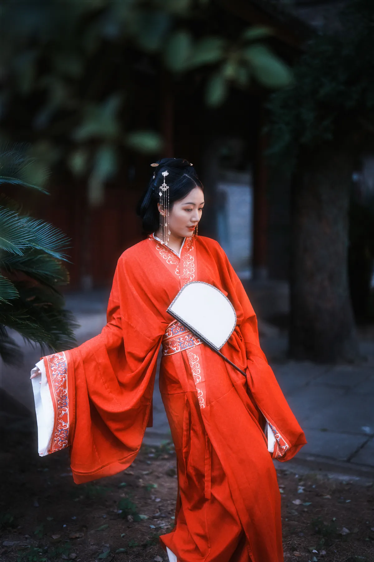 古风人像拍摄-华林寺-温馨
