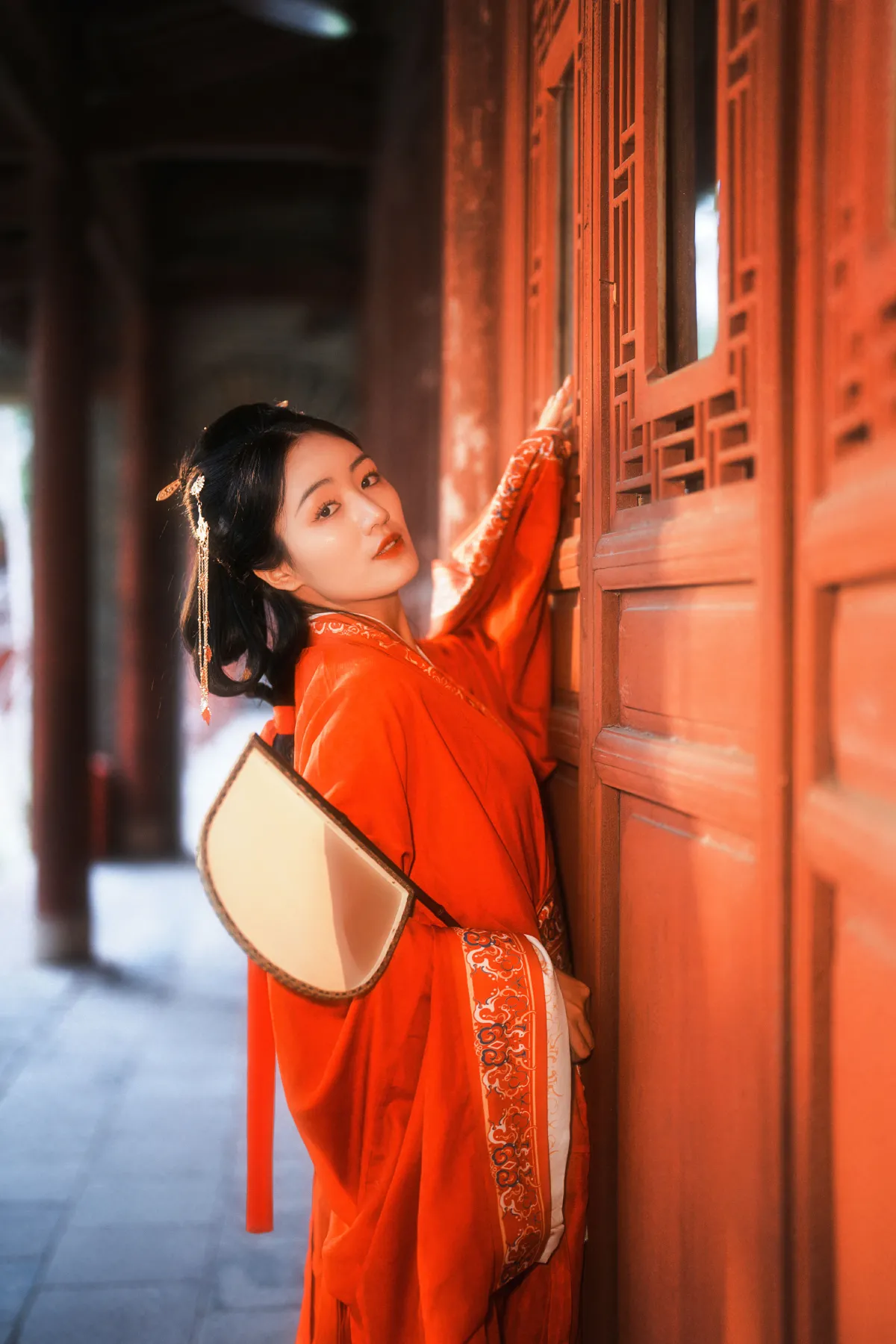 古风人像拍摄-华林寺-温馨