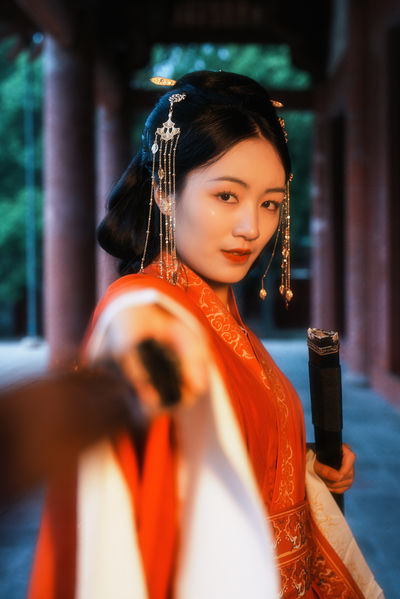 古风人像拍摄-华林寺-温馨