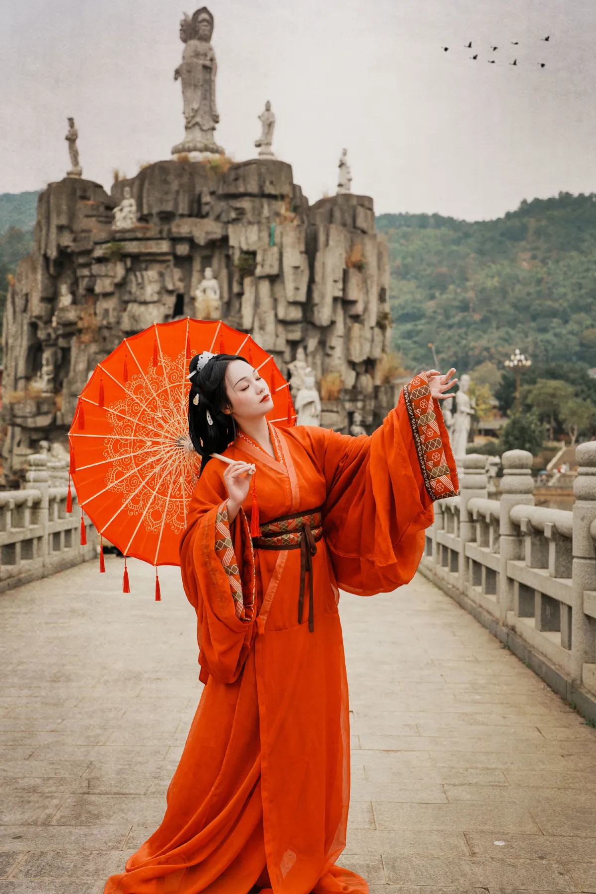 古风人像拍摄-万佛寺-泱泱