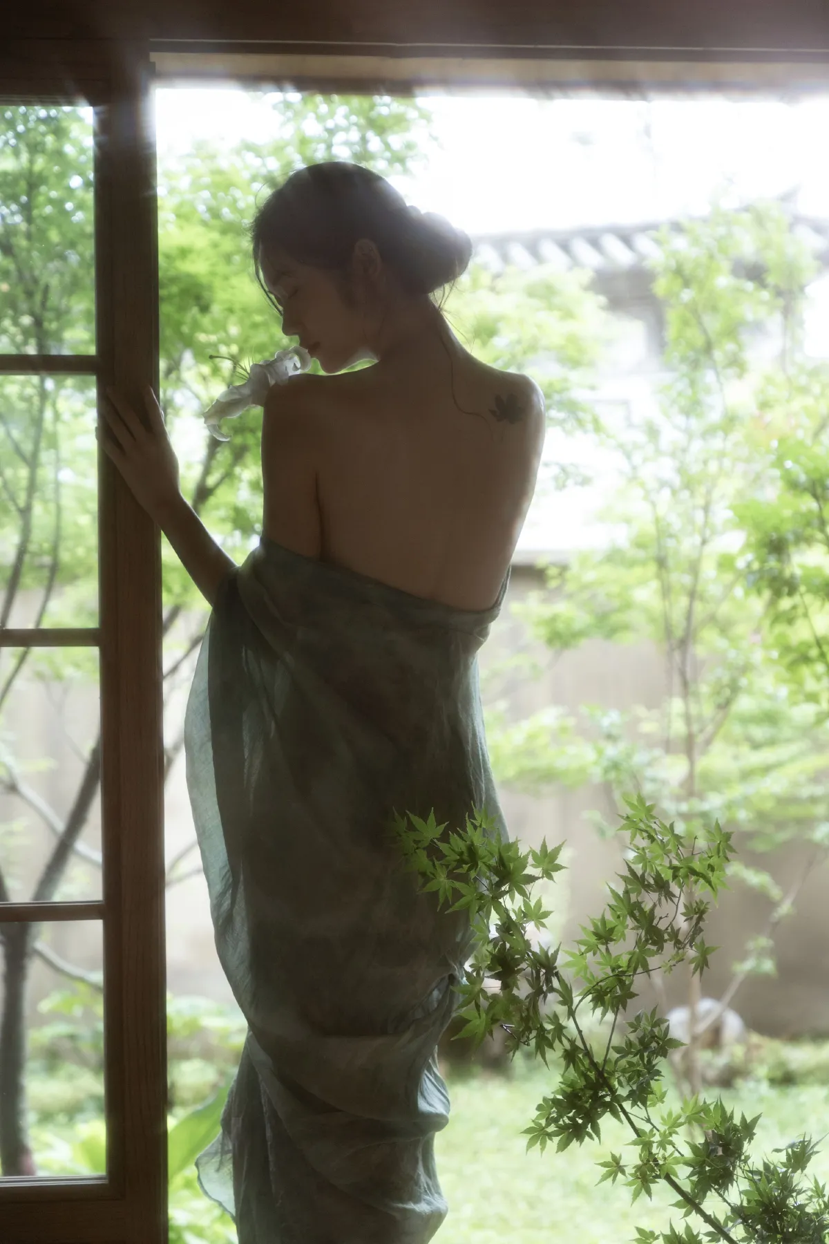 竹林、少女和新中式3