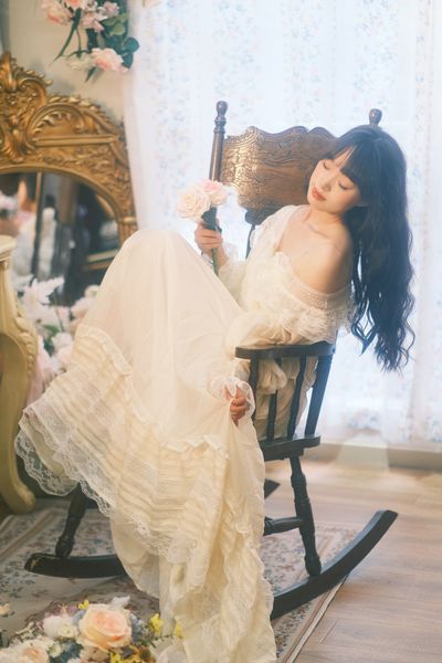 温柔法式花房少女