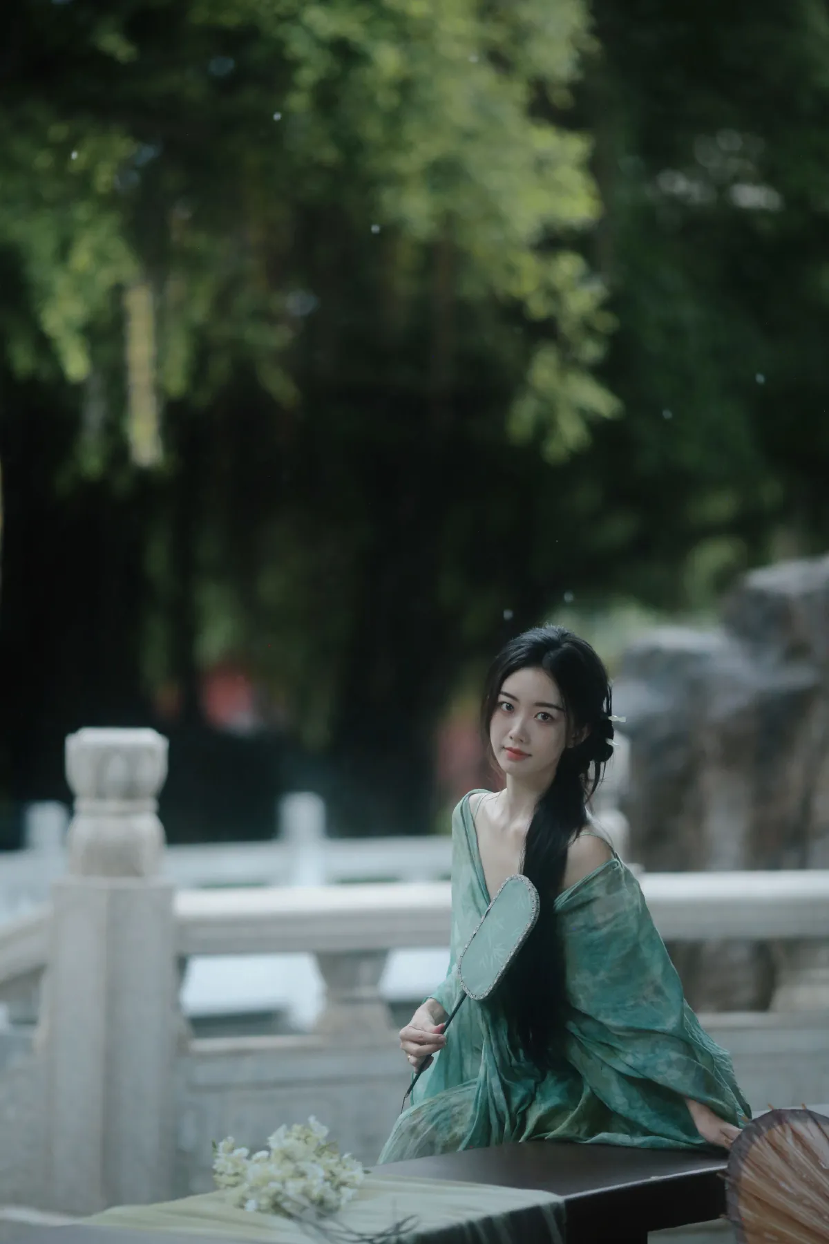 杨柳提，远方烟雨2