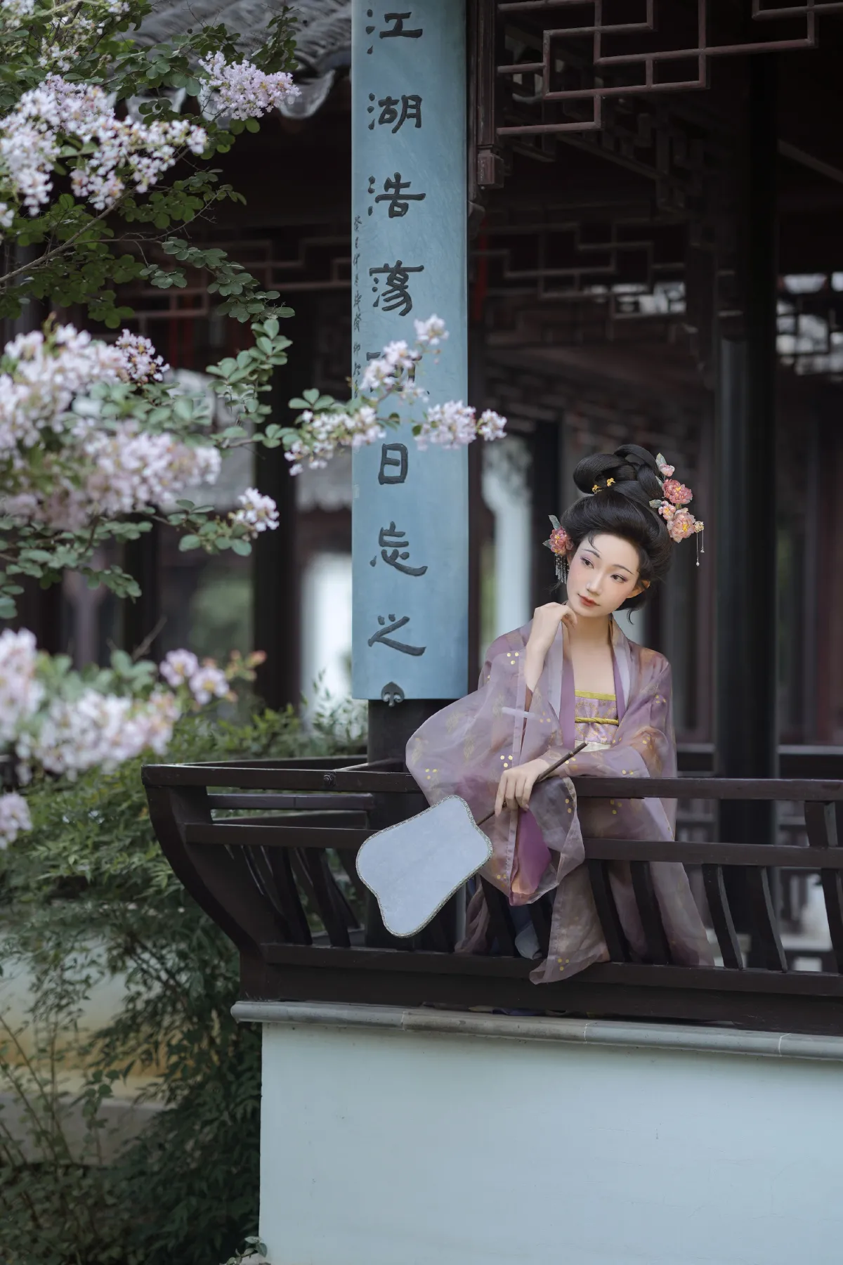庭前紫薇初作花1