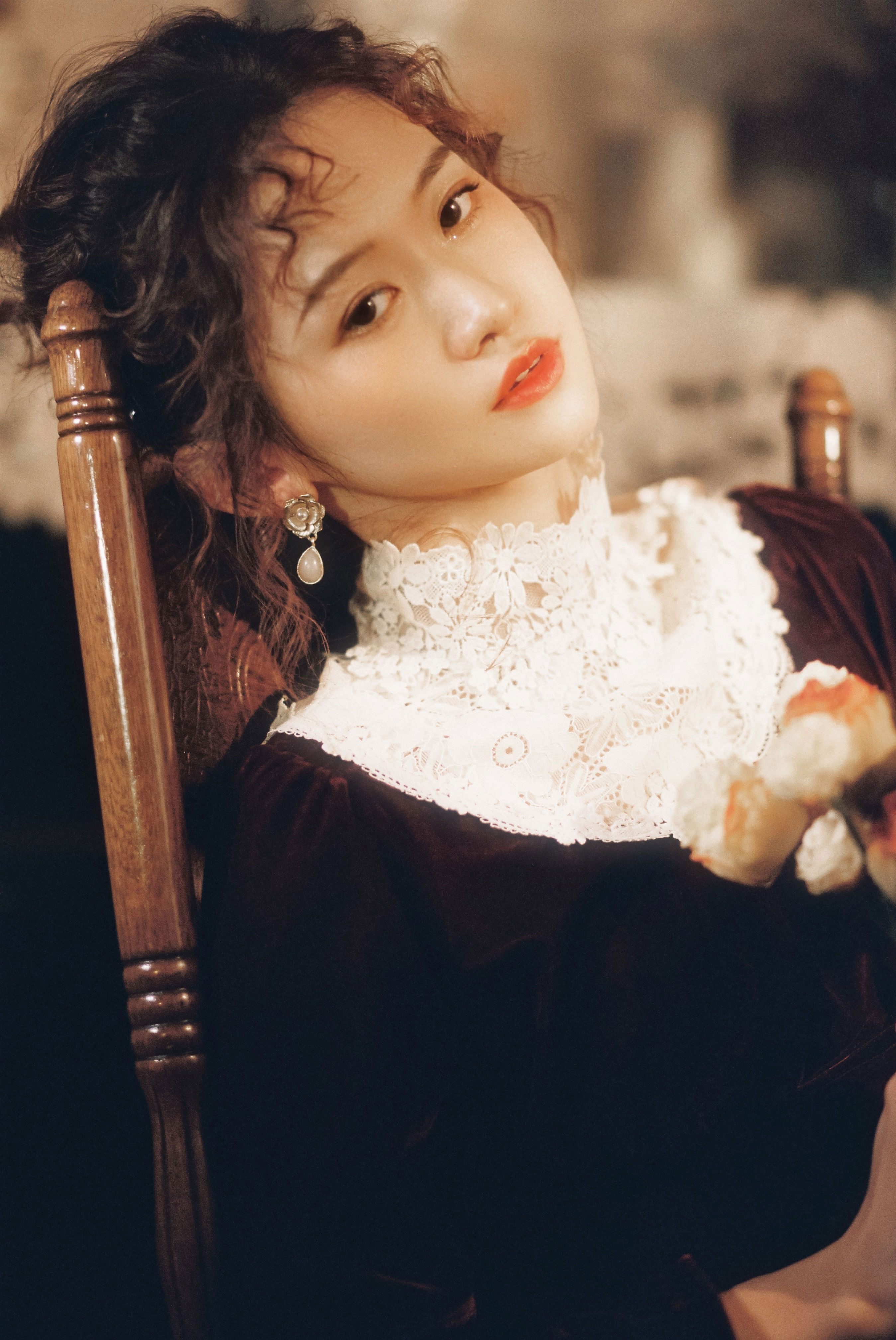 胶片下的油画少女1