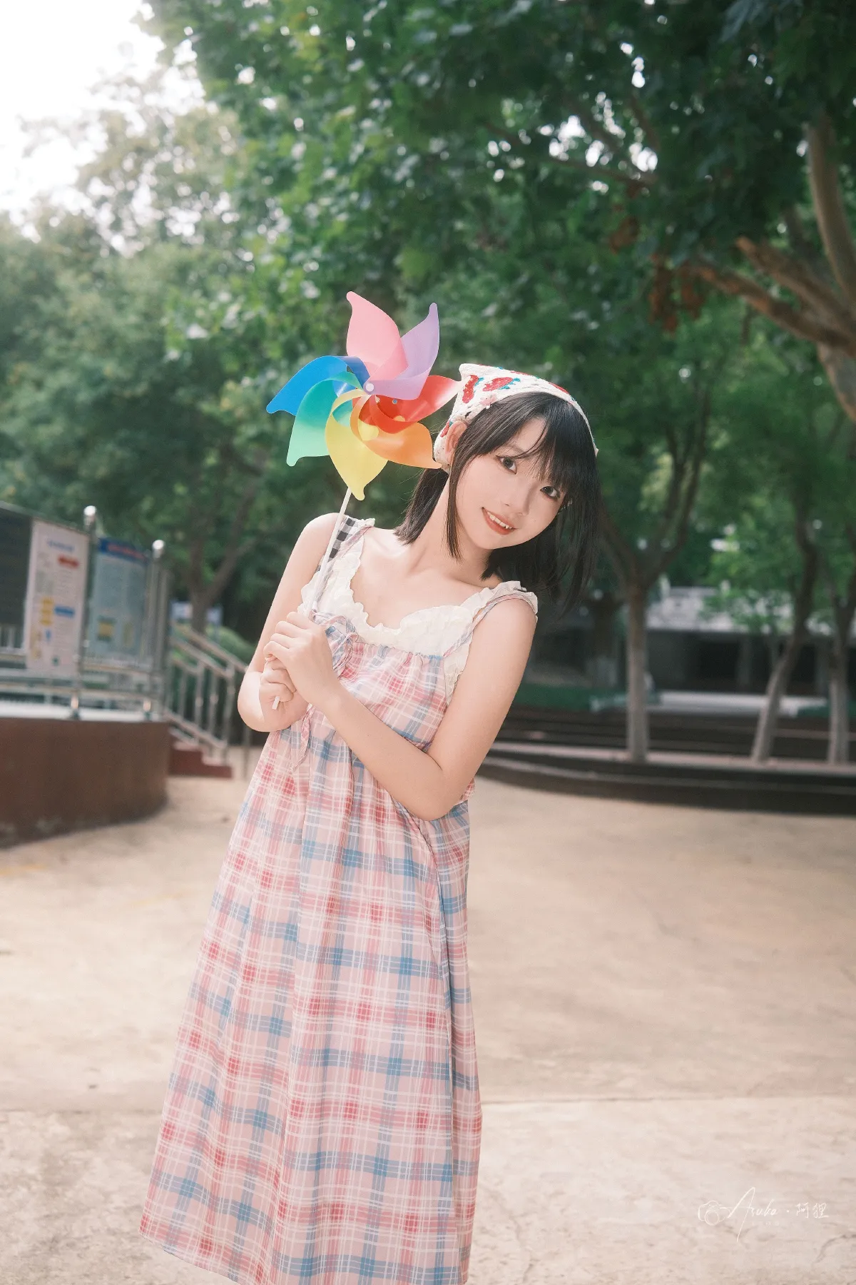 日系可爱少女游乐场一日游