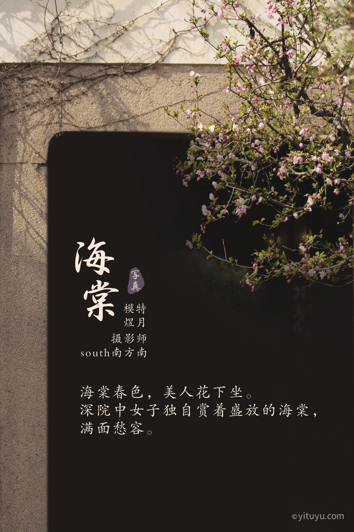 south南方南_煜月Toto《海棠》美图作品图片2