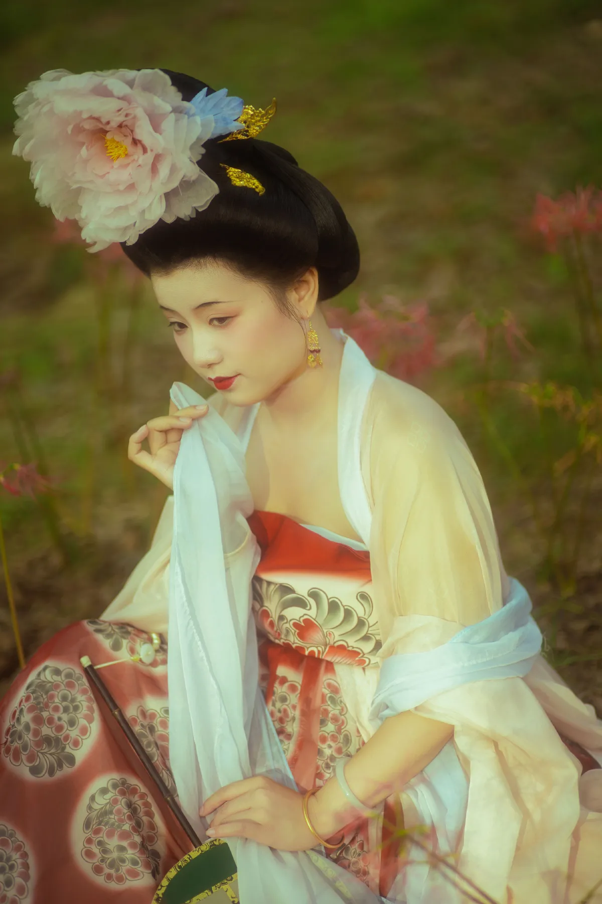 簪花仕女图