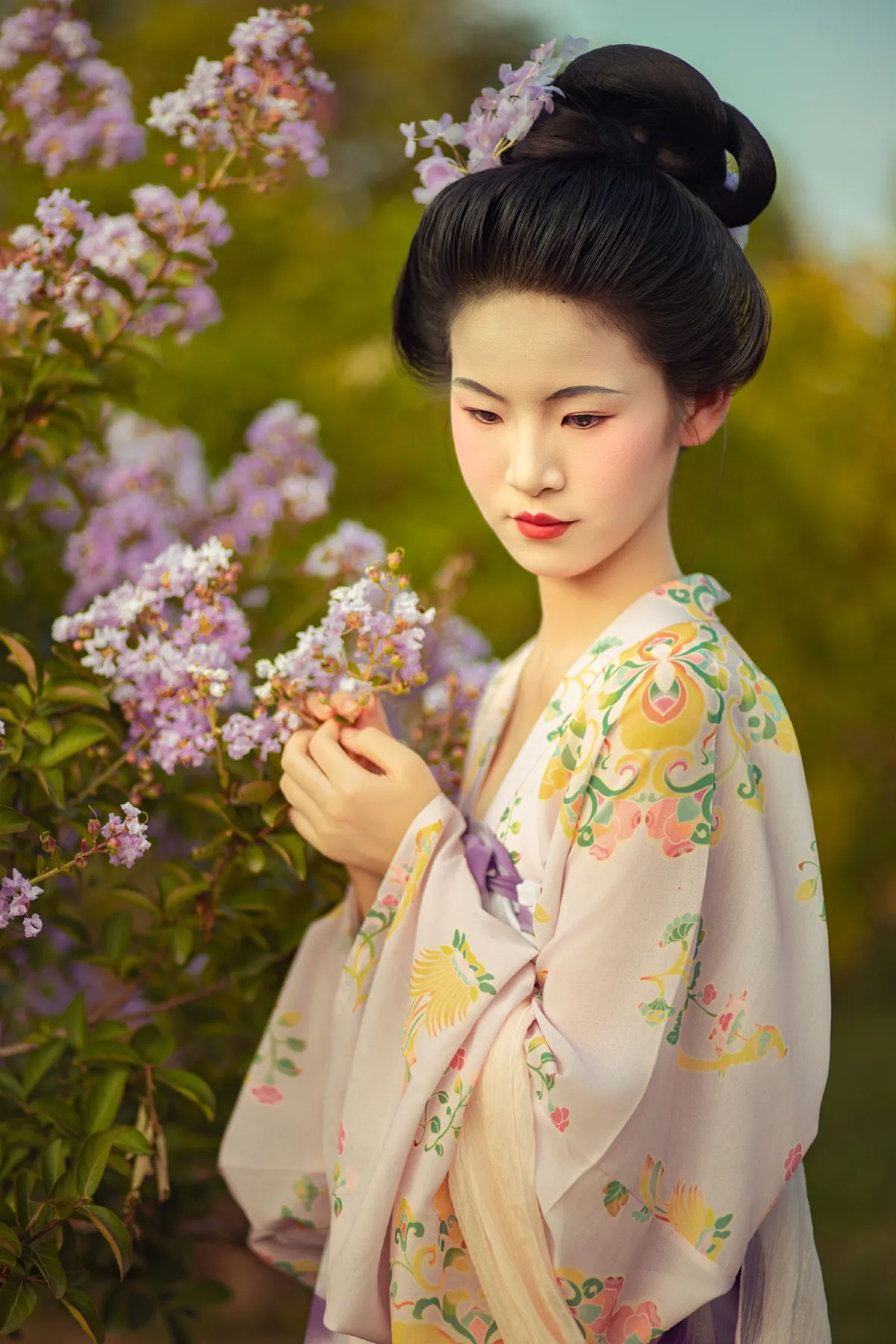 中晚唐｜照花前后镜，花面交相映