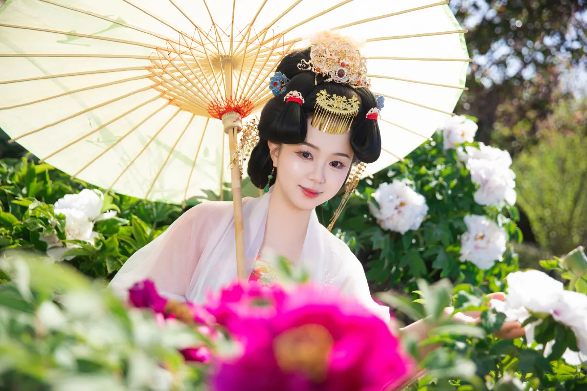 花宴唐韵：盛世红颜的花间行