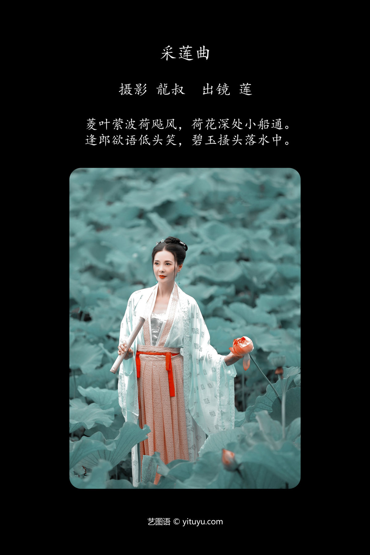 龍叔_ 阿莲《采莲曲》美图作品图片2