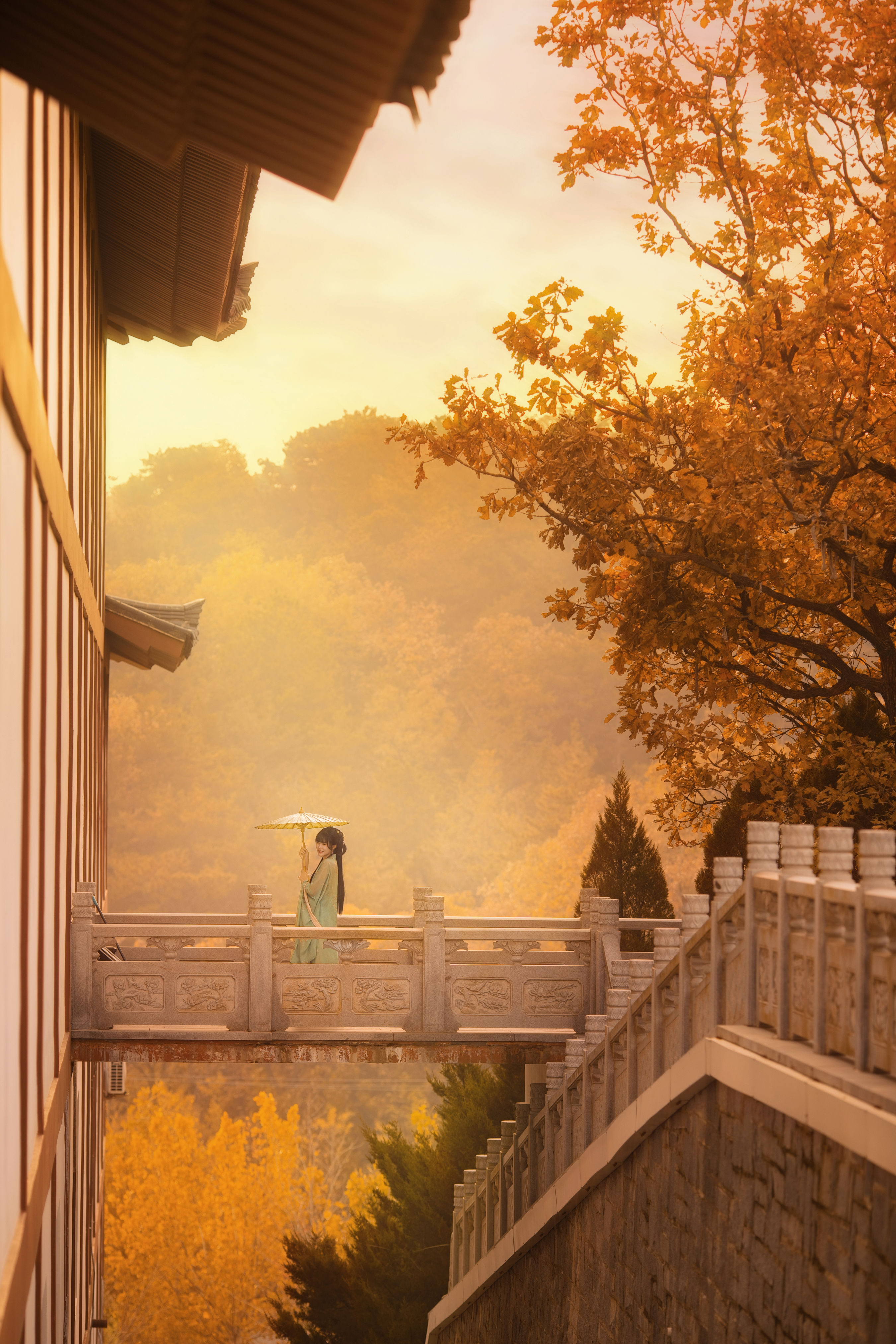 秋意汉服，古韵风华