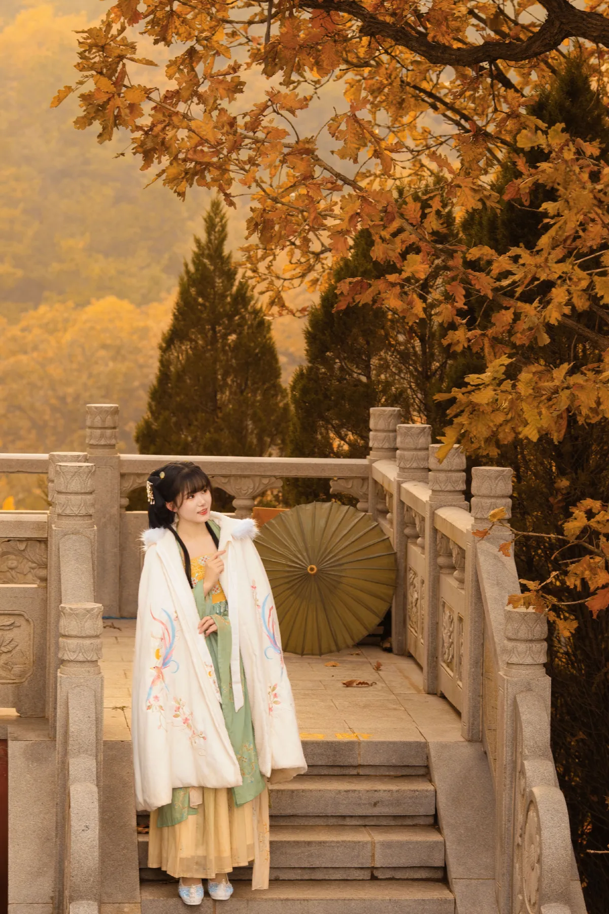 秋意汉服，古韵风华