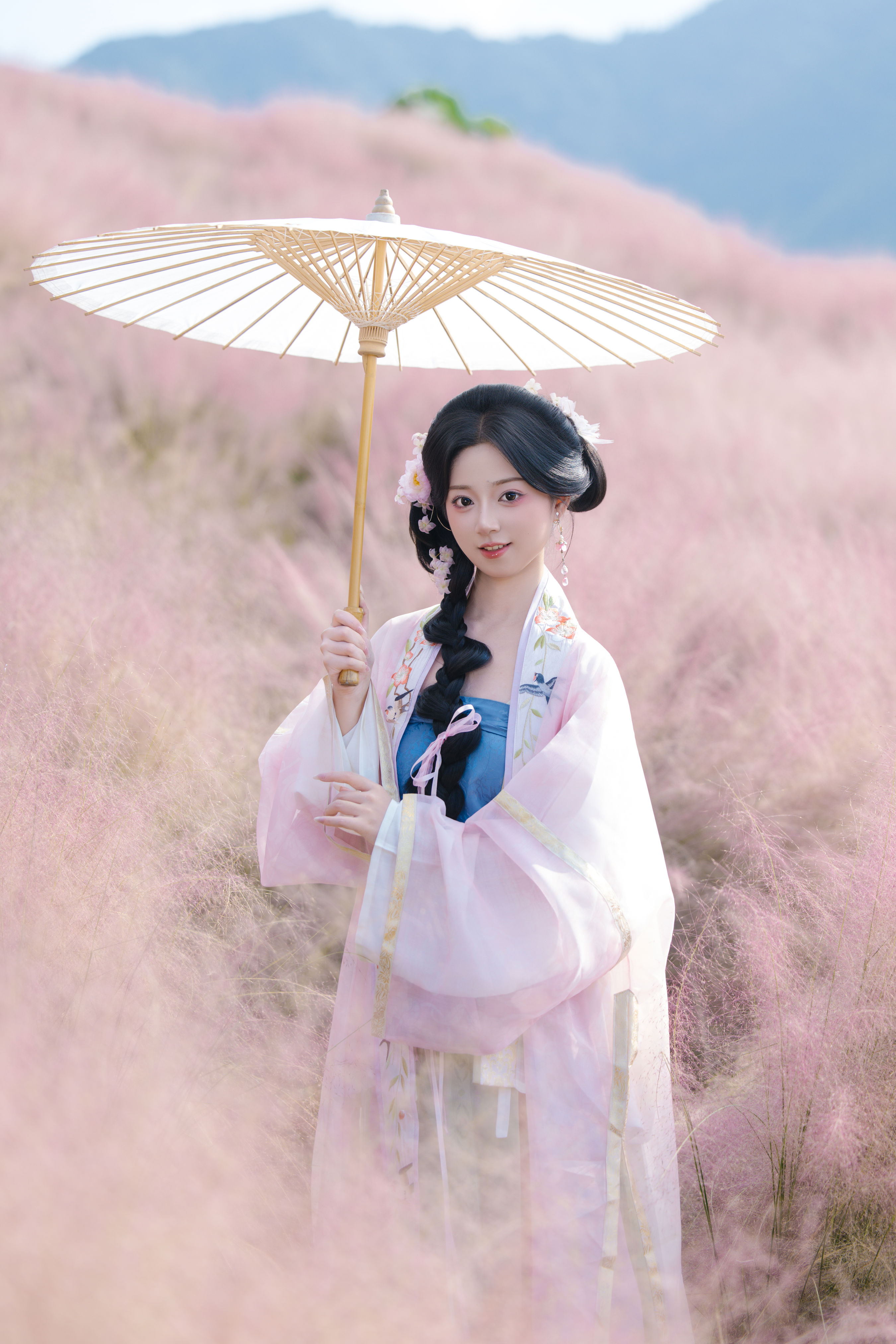 粉黛花海