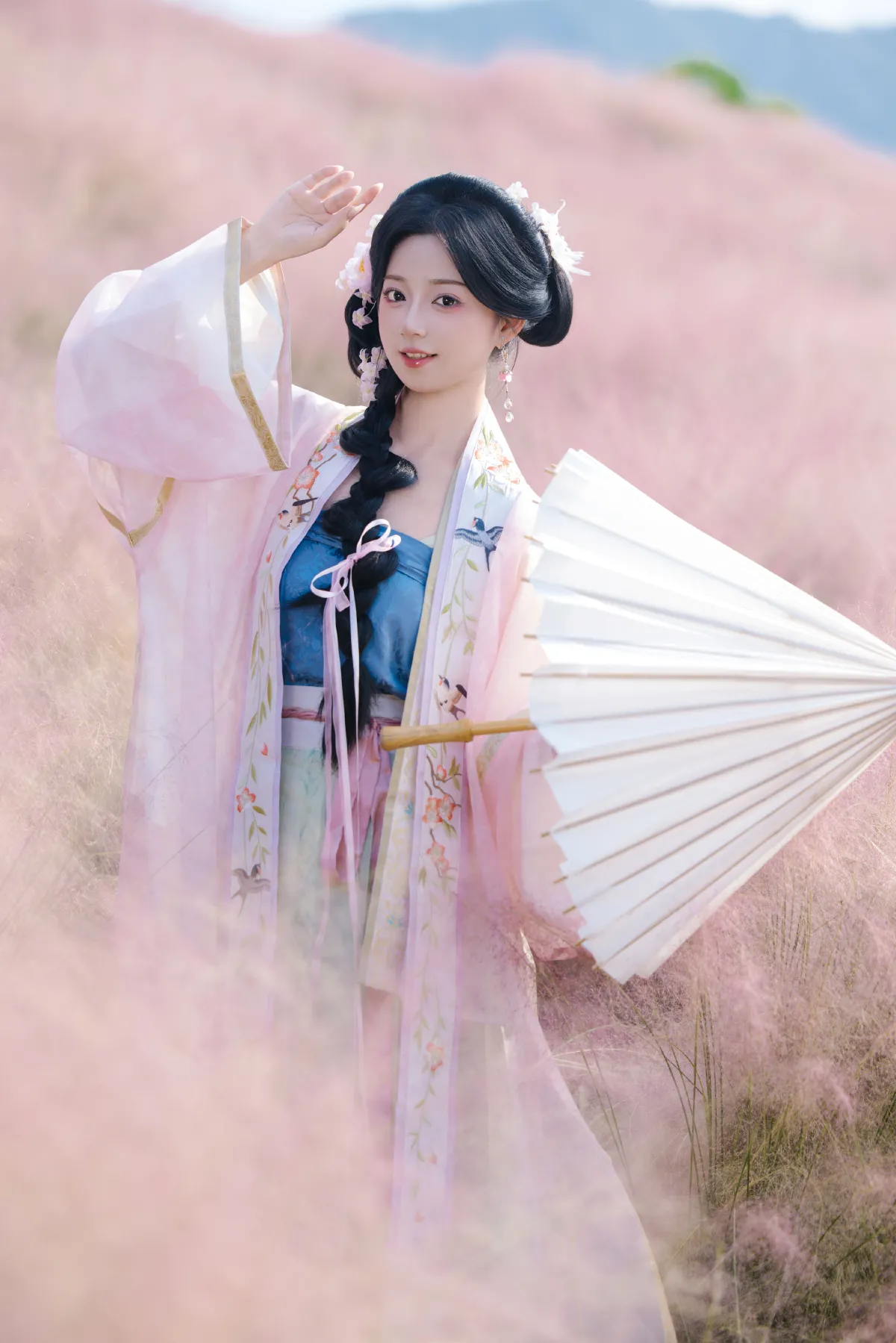 粉黛花海