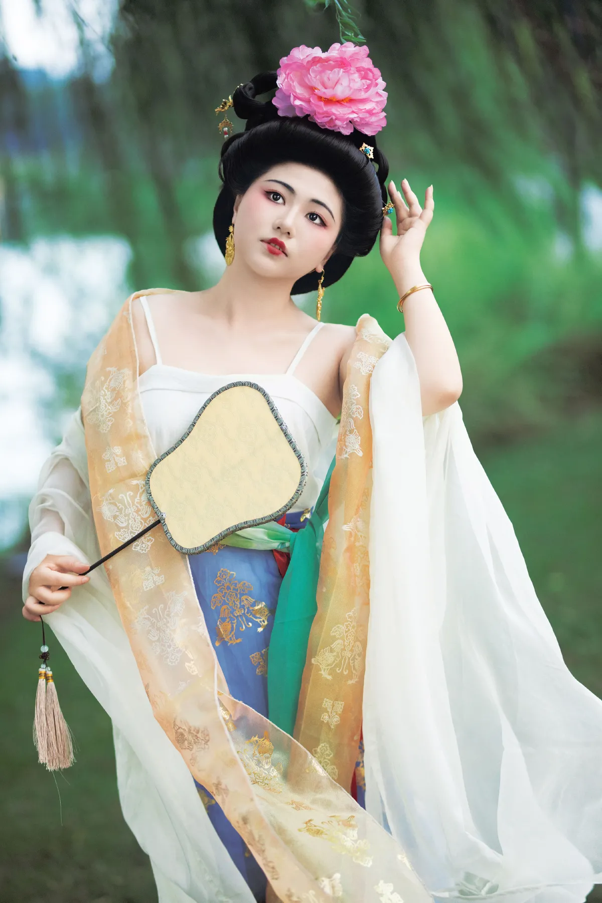 仿古画汉服拍摄