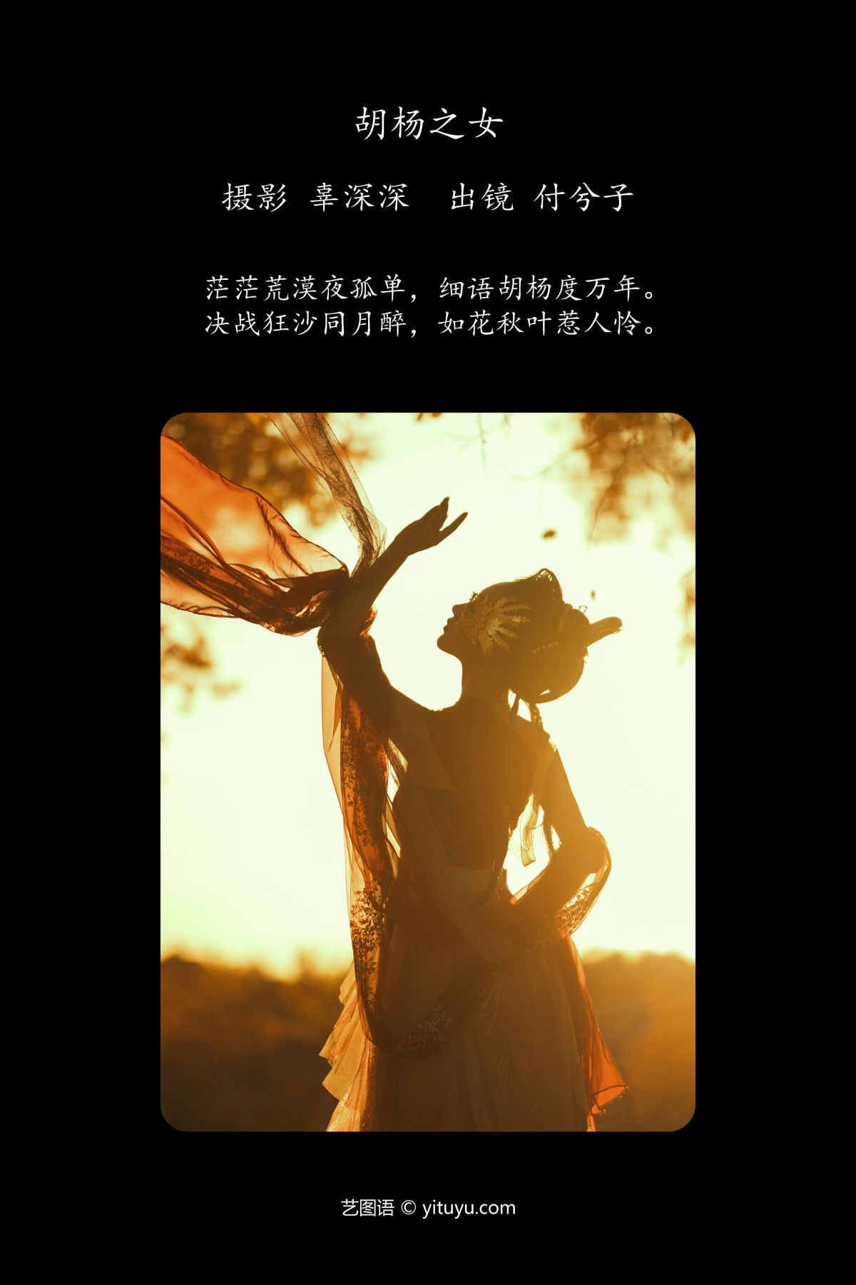 辜深深_付兮子《胡杨之女》美图作品图片2