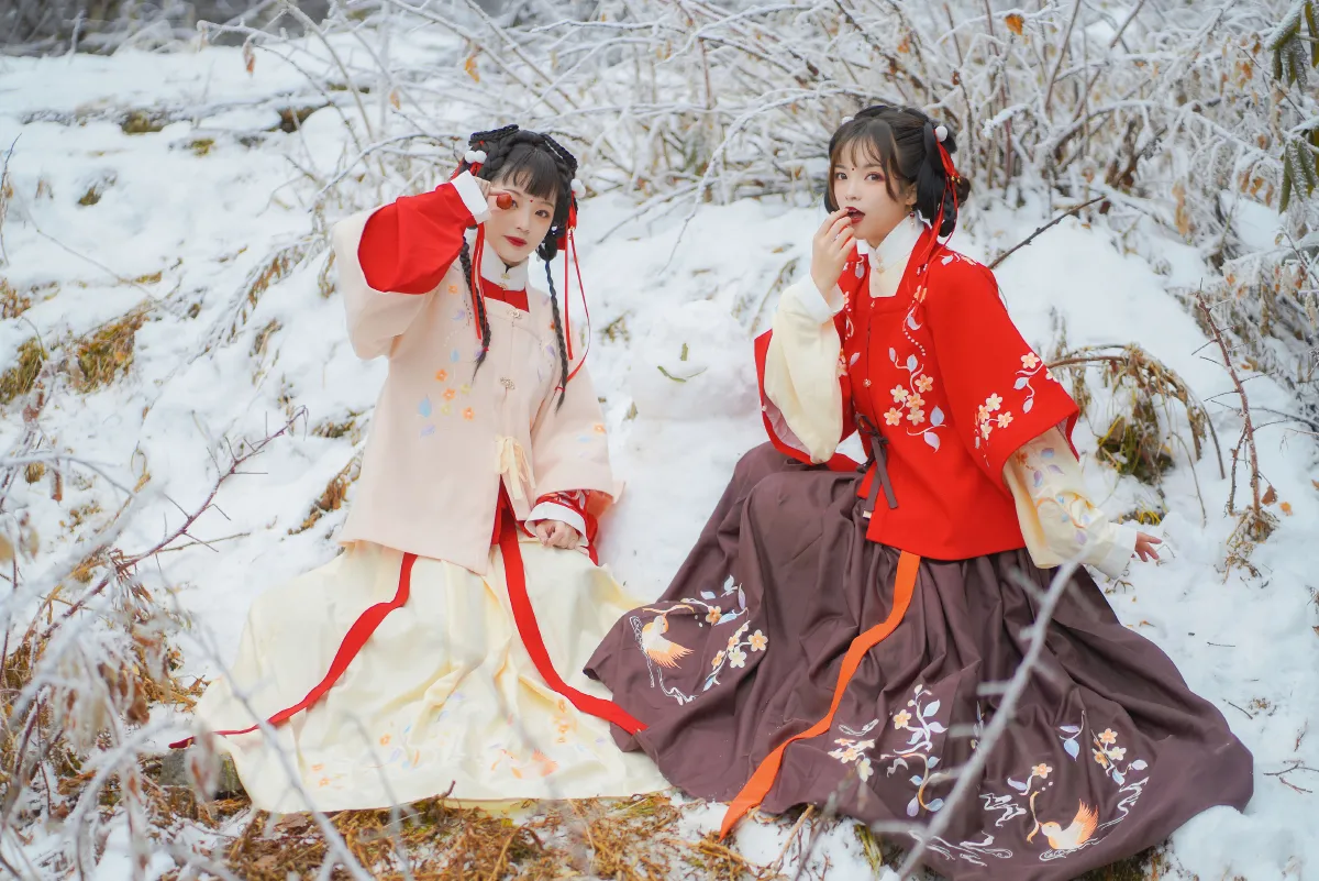 雪中少女1