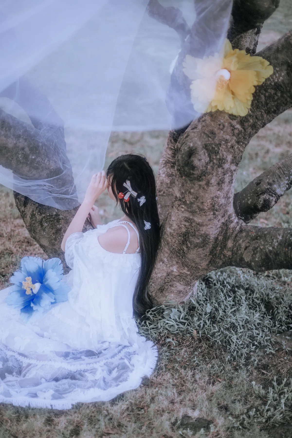 花的嫁纱